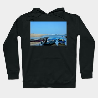 Nicaragua - Bateaux de pêcheurs sur une plage Hoodie